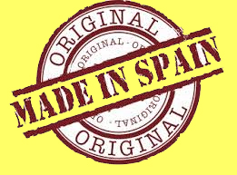 logo Made in Spain fondo geel